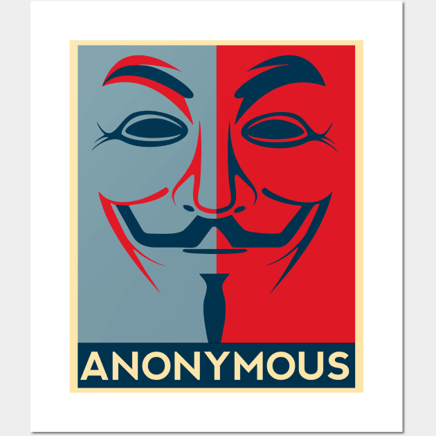 anonymous hacker Wall Art by inkonfiremx